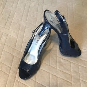 Rampage, 6.5, Patent Leather, Navy